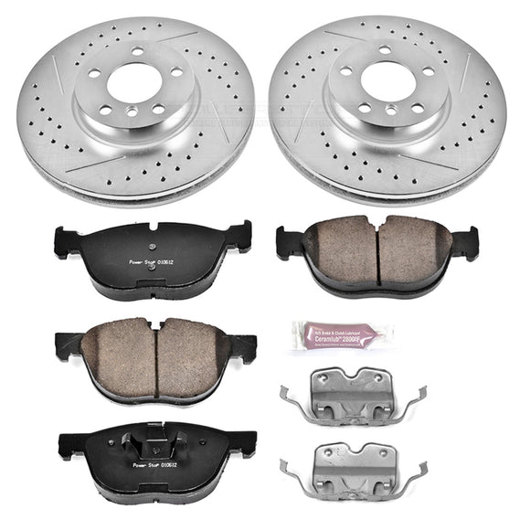 PowerStop Z23 Daily Driver Carbon-Fiber Ceramic Brake Pad and Drilled & Slotted