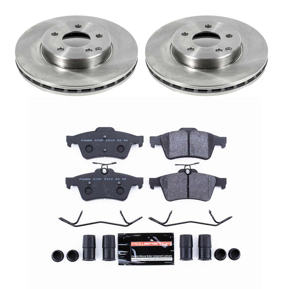 PowerStop Track Day Spec High-Performance Brake Pad and Rotor Kit