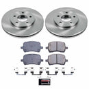 PowerStop OE Stock Replacement Low-Dust Ceramic Brake Pad and Rotor Kit