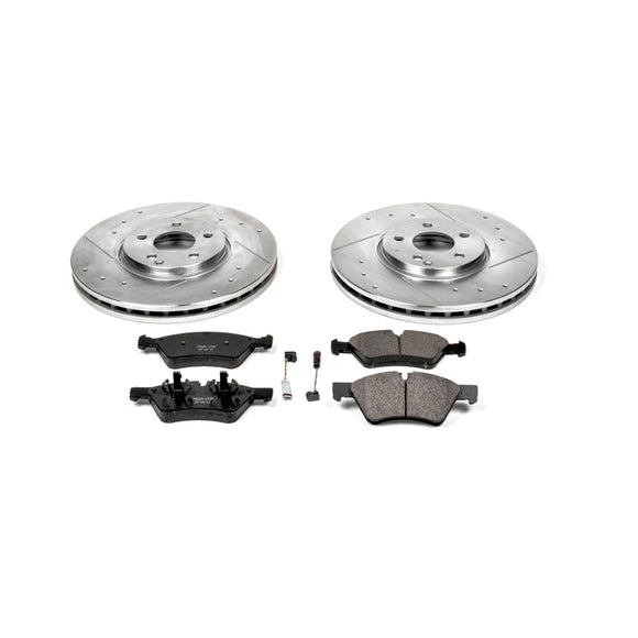 PowerStop Z23 Daily Driver Carbon-Fiber Ceramic Brake Pad and Drilled & Slotted