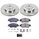 PowerStop OE Stock Replacement Low-Dust Ceramic Brake Pad and Rotor Kit