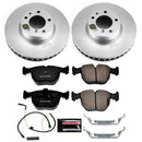 PowerStop Genuine Geomet Coated Rotor and Carbon-Fiber Ceramic Brake Pad Kit