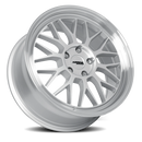 18x8 Katana KR06 Gloss Silver Machine Lip 5x120 ET40 CB72.56 Wheel