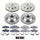 PowerStop OE Stock Replacement Low-Dust Ceramic Brake Pad and Rotor Kit
