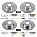 PowerStop Z26 Street Performance Ceramic Brake Pad and Drilled & Slotted Rotor K