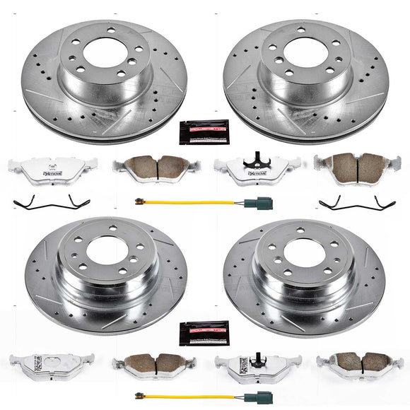 PowerStop Z26 Street Performance Ceramic Brake Pad and Drilled & Slotted Rotor K