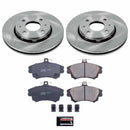PowerStop OE Stock Replacement Low-Dust Ceramic Brake Pad and Rotor Kit