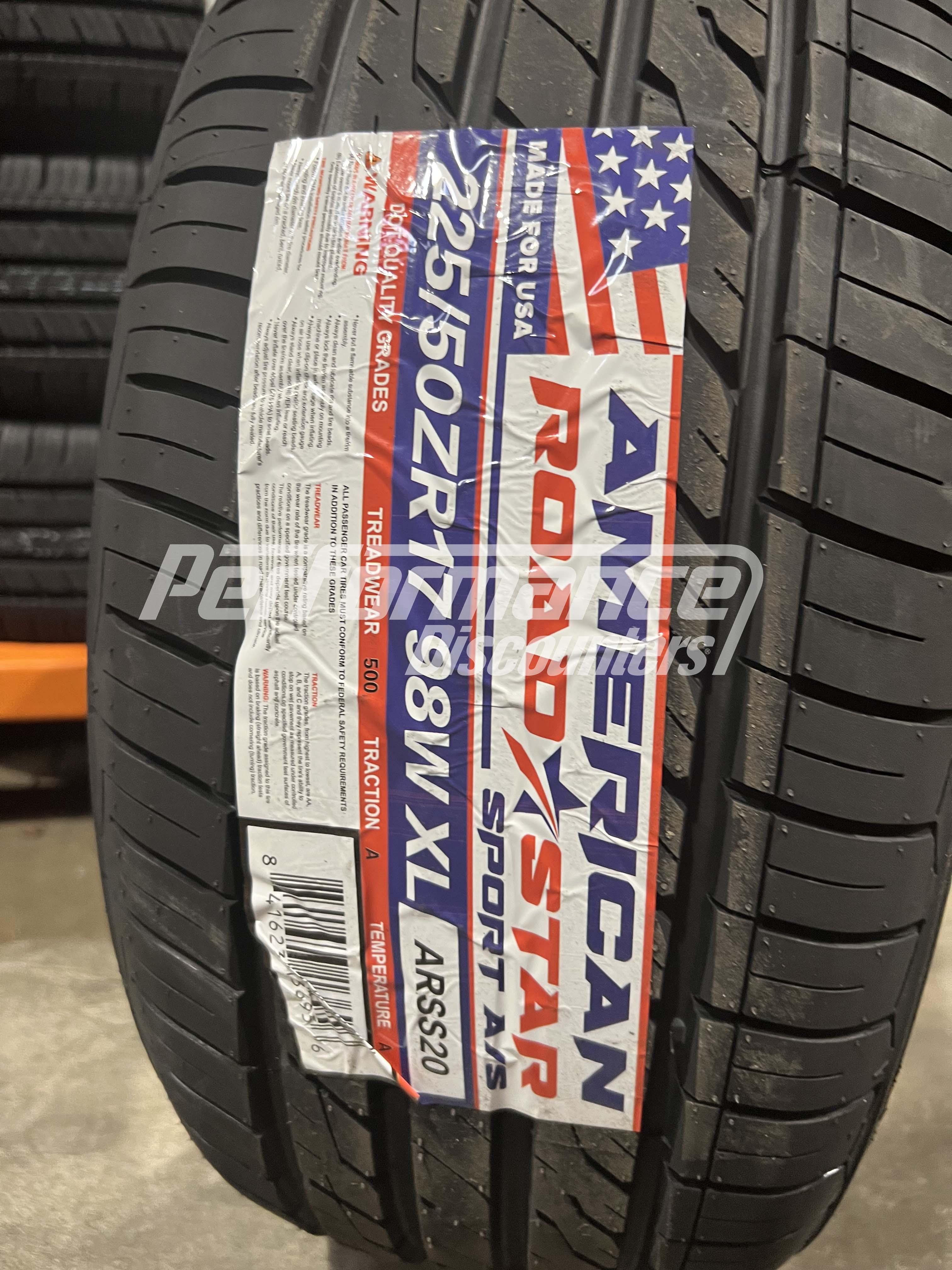 American Roadstar Sport A/S Tire(s) 225/50R17 98W SL BSW 225 50 17 2255017