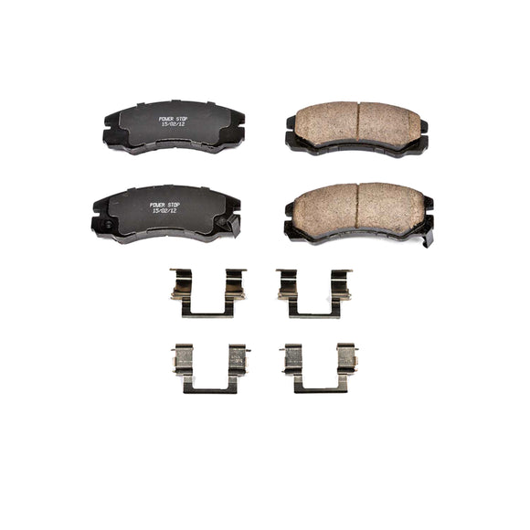 PowerStop Z17 Evolution Ceramic Brake Pads With Hardware