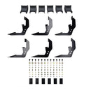 Westin R5 Nerf Step Bars Powder Coated Textured Black Aluminum 28-51275