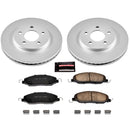 PowerStop Genuine Geomet Coated Rotor and Low-Dust Ceramic Brake Pad Kit