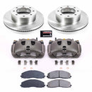PowerStop OE Stock Replacement Low-Dust Ceramic Brake Pad, Rotor and Caliper Kit