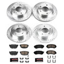 PowerStop Z23 Daily Driver Carbon-Fiber Ceramic Brake Pad and Drilled & Slotted
