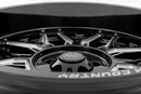 20x10 Rough Country 86 Series Gloss Black Milled Accents Wheel 6x5.5 ET-25 CB4.1