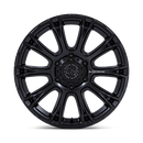 18x9 Black Rhino BR020 Diamondback Matte Black 6x139.7 ET12 CB106.1 Wheel/Rim