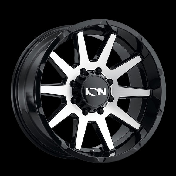 18x9 Ion 143 Black Machined 5x139.7 ET0 CB108 Wheel Rim