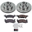 PowerStop OE Stock Replacement Low-Dust Ceramic Brake Pad and Rotor Kit