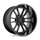 22x12 Fuel Off-Road D760 Clash Gloss Black 6x135 ET-44 CB87.1 Wheel Rim