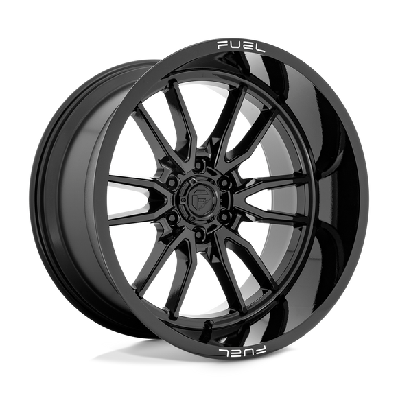 22x12 Fuel Off-Road D760 Clash Gloss Black 6x135 ET-44 CB87.1 Wheel Rim