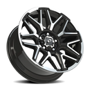 20X9 Vision 305 Rekluse Gloss Black Machined Face and Lip Wheel 5x150 ET12 CB110