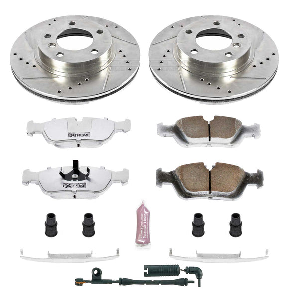 PowerStop Z26 Street Performance Ceramic Brake Pad and Drilled & Slotted Rotor K