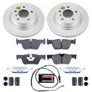 PowerStop Genuine Geomet Coated Rotor and Carbon-Fiber Ceramic Brake Pad Kit