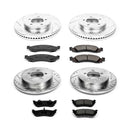 PowerStop Z23 Daily Driver Carbon-Fiber Ceramic Brake Pad and Drilled & Slotted