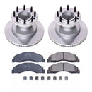 PowerStop Genuine Geomet Coated Rotor and Low-Dust Ceramic Brake Pad Kit