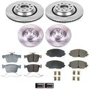 OE Stock Replacement Low-Dust Ceramic Brake Pad and Rotor Kit