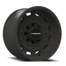 17x10 Vision 403 Tactical Satin Black Wheel 8x165.1 ET-25 CB125.2