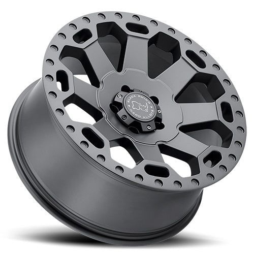 18x9 Black Rhino Warlord Matte Gun Metal 8x180 ET12.00 CB125.10 Wheel/Rim