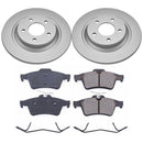 PowerStop Genuine Geomet Coated Rotor and Low-Dust Ceramic Brake Pad Kit
