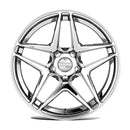 19x10.5 Kansei K15X Astro Chrome 5x114.3 ET22 CB73.1 Wheel