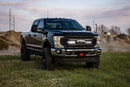 Rough Country LED Light Kit Grille Mount 10" Black For Ford Super Duty 20-21