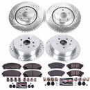 PowerStop Z23 Daily Driver Carbon-Fiber Ceramic Brake Pad and Drilled & Slotted