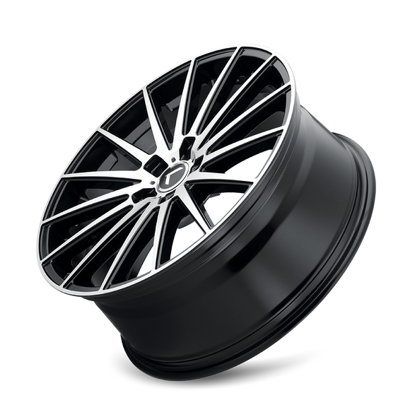 22x8.5 Kraze KR191 Stunna Matte Black Machined 5x115 ET38 Wheel Rim
