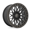 17x9 Fuel Off-Road D759 Trigger Matte Black Dark Tint 6x139.7 ET1 CB106.1 Wheel