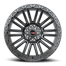 20x9.5 Vortek VRT-604 Zeus Satin Black 6x135 ET0 CB106.1 Wheel Rim
