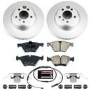 PowerStop Genuine Geomet Coated Rotor and Carbon-Fiber Ceramic Brake Pad Kit