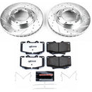 PowerStop Z36 Carbon-Fiber Ceramic Brake Pad with Drilled and Slotted Rotor Kit