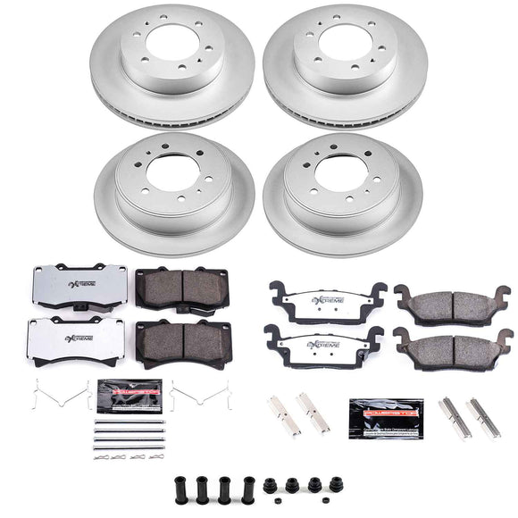 Z36 Truck & Tow Premium Carbon-Fiber Ceramic Brake Pad and Fully Coated Rotor Ki