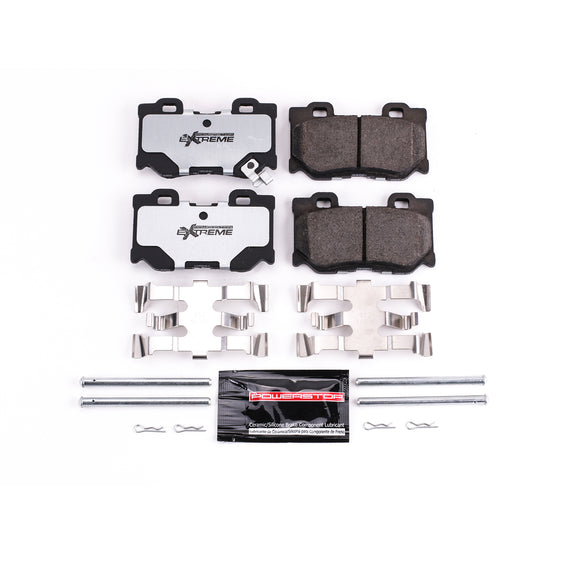 PowerStop Z26 Street Performance Carbon-Fiber Ceramic Brake Pads With Hardware
