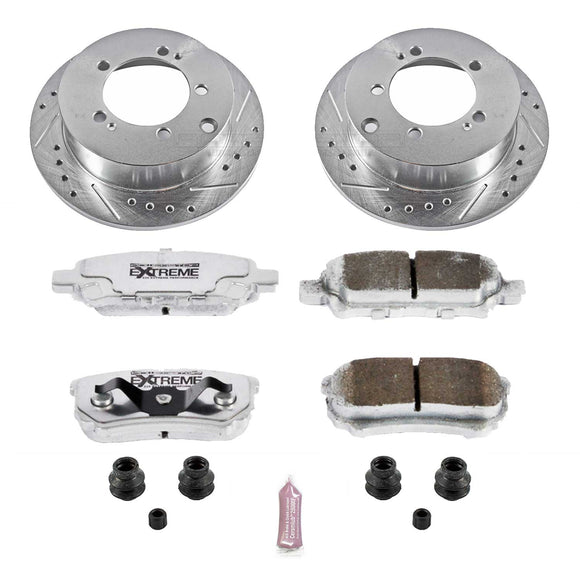 PowerStop Z26 Street Performance Ceramic Brake Pad and Drilled & Slotted Rotor K