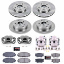 PowerStop OE Stock Replacement Low-Dust Ceramic Brake Pad, Rotor and Caliper Kit