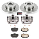 PowerStop OE Stock Replacement Low-Dust Ceramic Brake Pad, Rotor and Caliper Kit