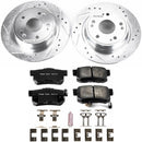 PowerStop Z23 Daily Driver Carbon-Fiber Ceramic Brake Pad and Drilled & Slotted