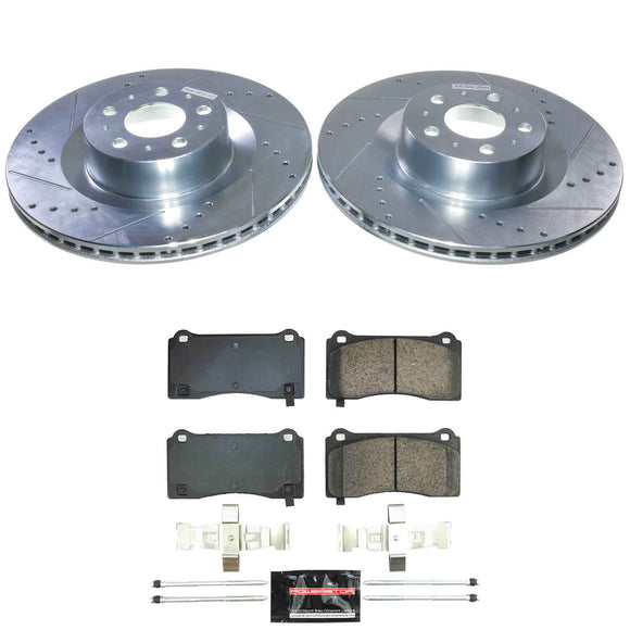Z23 Daily Driver Carbon-Fiber Ceramic Brake Pad and Drilled & Slotted Rotor Kit