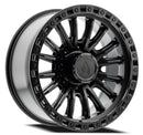 17x9 Arena Mission Satin Black 8x180 ET0 CB124.20 Wheel Rim