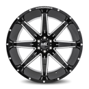 24x14 Hardrock Painkiller XPosed Gloss Black Milled 5x150 ET-76 wheel/rim-1