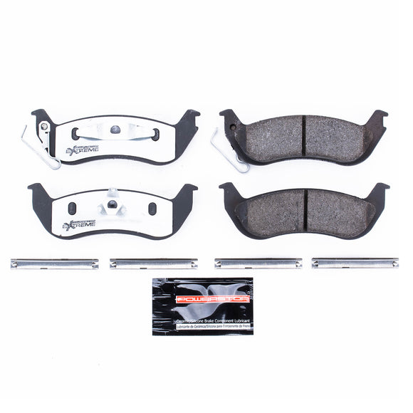 PowerStop Z26 Street Performance Carbon-Fiber Ceramic Brake Pads With Hardware